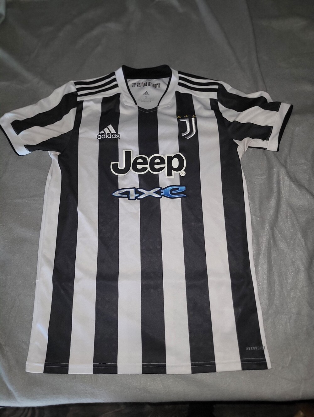 Adidas Juventus 21/22  Home Men's Jersey White Black Soccer GS1442 Small